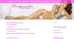 Desktop Screenshot of beautyslim.cz